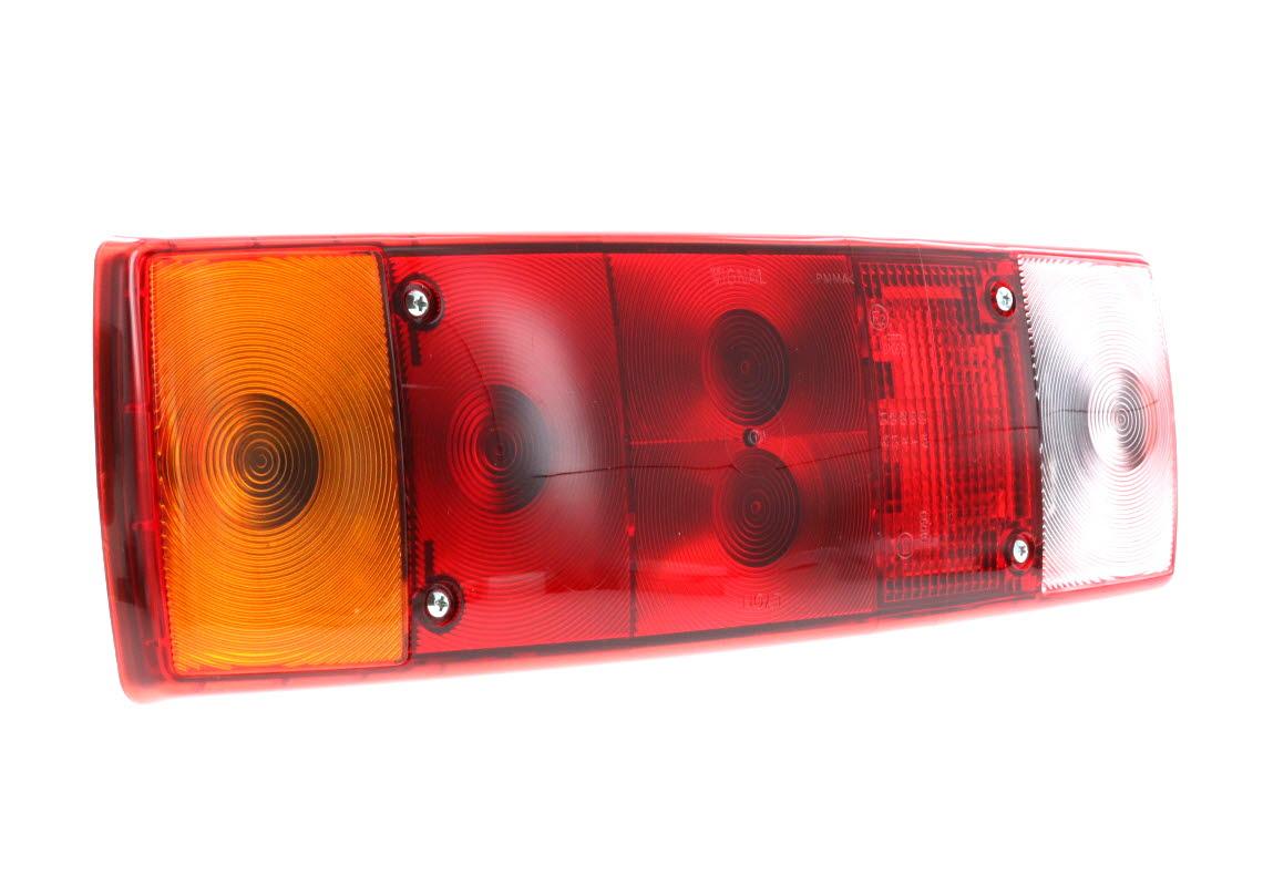 Rear lamp Left/Right, License plate lamp, PE rear conn